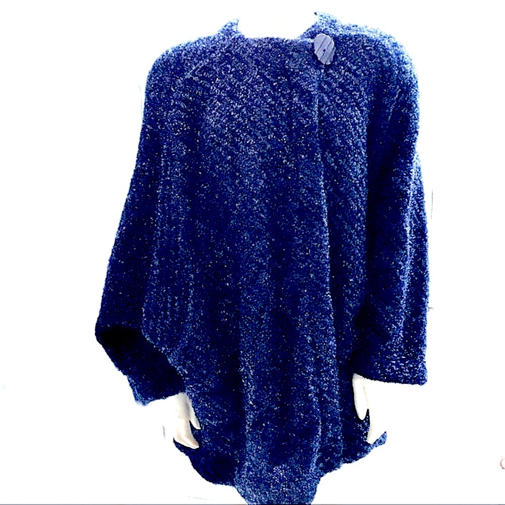 MISSONI Dolman Sleeve Asymmetric Button Topper - AS IS